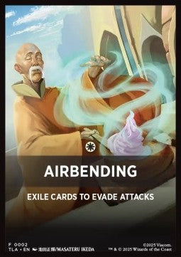 Jumpstart Pack Summary Card: Airbending - Magic: The Gathering | Avatar: The Last Airbender: Extras (Tip Card) [XTLA-F02] - JotaCards - Tu Tienda de TCG