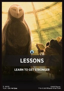 Jumpstart Pack Summary Card: Lessons - Magic: The Gathering | Avatar: The Last Airbender: Extras (Tip Card) [XTLA-F13] - JotaCards - Tu Tienda de TCG