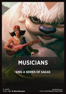 Jumpstart Pack Summary Card: Musicians - Magic: The Gathering | Avatar: The Last Airbender: Extras (Tip Card) [XTLA-F31] - JotaCards - Tu Tienda de TCG