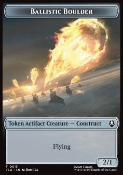 Ballistic Boulder Token (A 2/1) // Soldier Token (R 2/2) - Magic: The Gathering | Avatar: The Last Airbender: Tokens (Token) [TTLA-T 13/11] - JotaCards - Tu Tienda de TCG