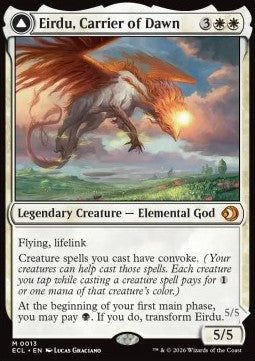 Eirdu, Carrier of Dawn // Isilu, Carrier of Twilight - Lorwyn Eclipsed (Mythic) [ECL-13] - JotaCards - Tu Tienda de TCG