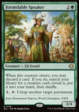 Formidable Speaker - Lorwyn Eclipsed (Rare) [ECL-176] - JotaCards - Tu Tienda de TCG