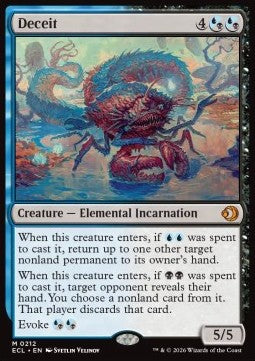 Deceit - Lorwyn Eclipsed (Mythic) [ECL-212] - JotaCards - Tu Tienda de TCG