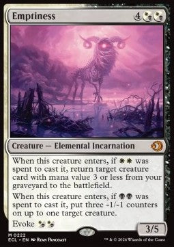 Emptiness - Lorwyn Eclipsed (Mythic) [ECL-222] - JotaCards - Tu Tienda de TCG