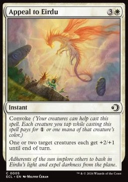 Appeal to Eirdu - Lorwyn Eclipsed (Common) [ECL-5] - JotaCards - Tu Tienda de TCG