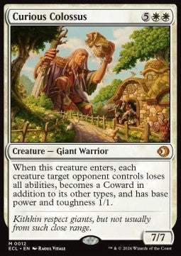 Curious Colossus - Lorwyn Eclipsed (Mythic) [ECL-12] - JotaCards - Tu Tienda de TCG