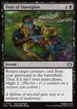 Dose of Dawnglow - Lorwyn Eclipsed (Uncommon) [ECL-100] - JotaCards - Tu Tienda de TCG
