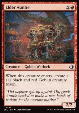 Elder Auntie - Lorwyn Eclipsed (Common) [ECL-133] - JotaCards - Tu Tienda de TCG
