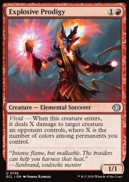 Explosive Prodigy - Lorwyn Eclipsed (Uncommon) [ECL-136] - JotaCards - Tu Tienda de TCG