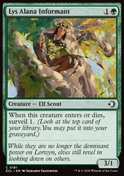 Lys Alana Informant - Lorwyn Eclipsed (Common) [ECL-181] - JotaCards - Tu Tienda de TCG