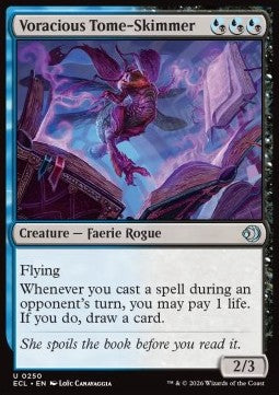 Voracious Tome-Skimmer - Lorwyn Eclipsed (Uncommon) [ECL-250] - JotaCards - Tu Tienda de TCG