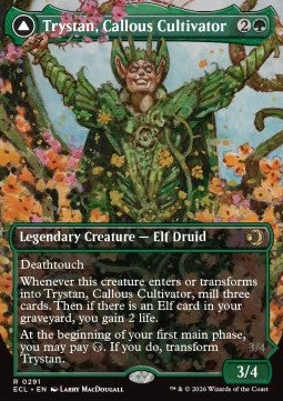 Trystan, Callous Cultivator // Trystan, Penitent Culler - Lorwyn Eclipsed: Extras (Rare) [XECL-291] - JotaCards - Tu Tienda de TCG