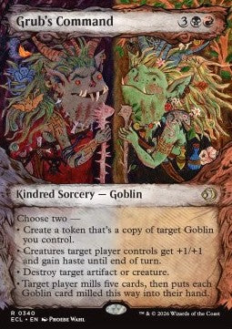 Grub's Command - Lorwyn Eclipsed: Extras (Rare) [XECL-340] - JotaCards - Tu Tienda de TCG