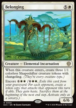 Belonging - Commander: Lorwyn Eclipsed (Rare) [ECC-5] - JotaCards - Tu Tienda de TCG