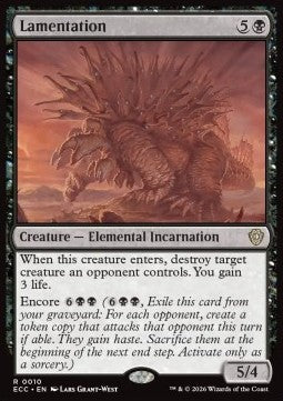 Lamentation - Commander: Lorwyn Eclipsed (Rare) [ECC-10] - JotaCards - Tu Tienda de TCG
