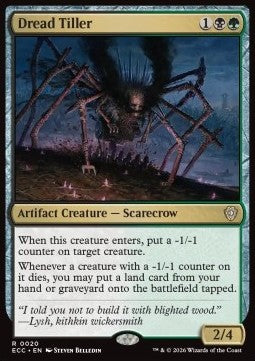 Dread Tiller - Commander: Lorwyn Eclipsed (Rare) [ECC-20] - JotaCards - Tu Tienda de TCG