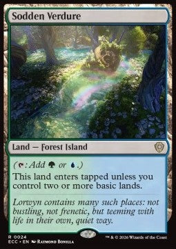 Sodden Verdure - Commander: Lorwyn Eclipsed (Rare) [ECC-24] - JotaCards - Tu Tienda de TCG