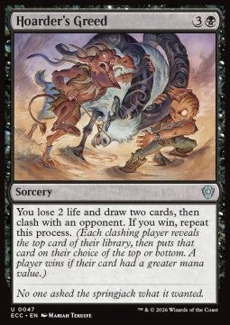 Hoarder's Greed - Commander: Lorwyn Eclipsed (Uncommon) [ECC-47] - JotaCards - Tu Tienda de TCG