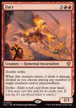 Fury - Commander: Lorwyn Eclipsed (Mythic) [ECC-50] - JotaCards - Tu Tienda de TCG
