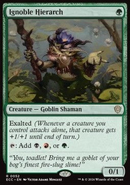 Ignoble Hierarch - Commander: Lorwyn Eclipsed (Rare) [ECC-52] - JotaCards - Tu Tienda de TCG