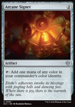 Arcane Signet (V.1) - Commander: Lorwyn Eclipsed (Uncommon) [ECC-55] - JotaCards - Tu Tienda de TCG