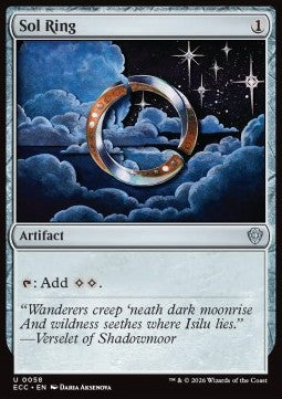 Sol Ring (V.2) - Commander: Lorwyn Eclipsed (Uncommon) [ECC-58] - JotaCards - Tu Tienda de TCG