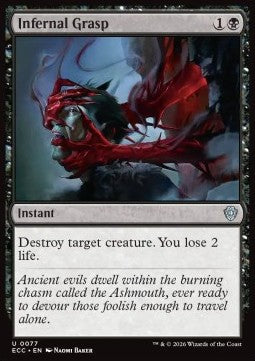 Infernal Grasp - Commander: Lorwyn Eclipsed (Uncommon) [ECC-77] - JotaCards - Tu Tienda de TCG