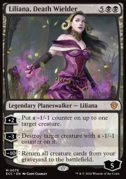 Liliana, Death Wielder - Commander: Lorwyn Eclipsed (Mythic) [ECC-78] - JotaCards - Tu Tienda de TCG