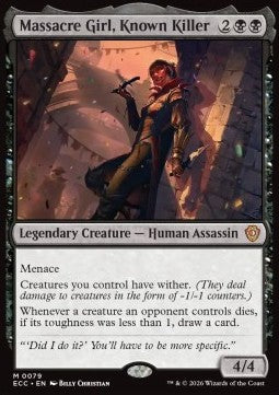 Massacre Girl, Known Killer - Commander: Lorwyn Eclipsed (Mythic) [ECC-79] - JotaCards - Tu Tienda de TCG
