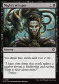 Night's Whisper - Commander: Lorwyn Eclipsed (Common) [ECC-81] - JotaCards - Tu Tienda de TCG