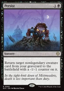 Persist - Commander: Lorwyn Eclipsed (Rare) [ECC-83] - JotaCards - Tu Tienda de TCG