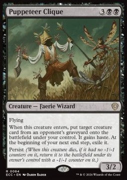 Puppeteer Clique - Commander: Lorwyn Eclipsed (Rare) [ECC-84] - JotaCards - Tu Tienda de TCG