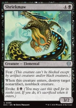 Shriekmaw - Commander: Lorwyn Eclipsed (Uncommon) [ECC-85] - JotaCards - Tu Tienda de TCG