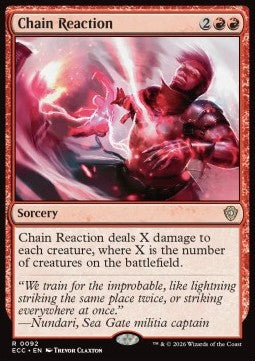 Chain Reaction - Commander: Lorwyn Eclipsed (Rare) [ECC-92] - JotaCards - Tu Tienda de TCG