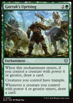 Garruk's Uprising - Commander: Lorwyn Eclipsed (Uncommon) [ECC-109] - JotaCards - Tu Tienda de TCG