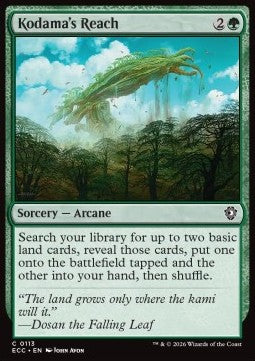 Kodama's Reach - Commander: Lorwyn Eclipsed (Common) [ECC-113] - JotaCards - Tu Tienda de TCG