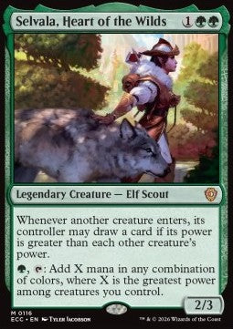 Selvala, Heart of the Wilds - Commander: Lorwyn Eclipsed (Mythic) [ECC-116] - JotaCards - Tu Tienda de TCG