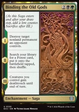 Binding the Old Gods - Commander: Lorwyn Eclipsed (Uncommon) [ECC-120] - JotaCards - Tu Tienda de TCG