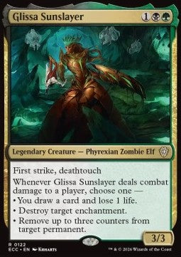 Glissa Sunslayer - Commander: Lorwyn Eclipsed (Rare) [ECC-122] - JotaCards - Tu Tienda de TCG