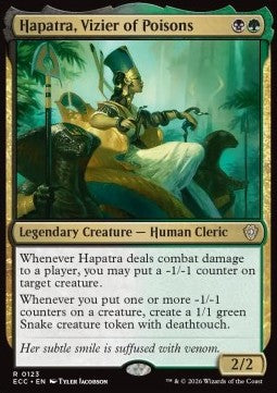 Hapatra, Vizier of Poisons - Commander: Lorwyn Eclipsed (Rare) [ECC-123] - JotaCards - Tu Tienda de TCG