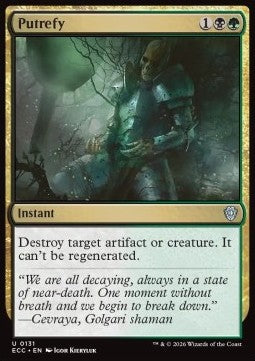 Putrefy - Commander: Lorwyn Eclipsed (Uncommon) [ECC-131] - JotaCards - Tu Tienda de TCG
