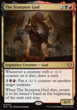 The Scorpion God - Commander: Lorwyn Eclipsed (Mythic) [ECC-133] - JotaCards - Tu Tienda de TCG