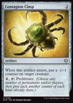 Contagion Clasp - Commander: Lorwyn Eclipsed (Uncommon) [ECC-140] - JotaCards - Tu Tienda de TCG