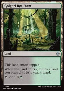 Golgari Rot Farm - Commander: Lorwyn Eclipsed (Uncommon) [ECC-151] - JotaCards - Tu Tienda de TCG