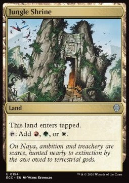 Jungle Shrine - Commander: Lorwyn Eclipsed (Uncommon) [ECC-154] - JotaCards - Tu Tienda de TCG