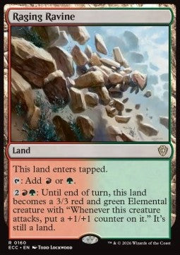 Raging Ravine - Commander: Lorwyn Eclipsed (Rare) [ECC-160] - JotaCards - Tu Tienda de TCG