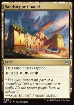 Sandsteppe Citadel - Commander: Lorwyn Eclipsed (Uncommon) [ECC-164] - JotaCards - Tu Tienda de TCG