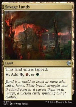 Savage Lands - Commander: Lorwyn Eclipsed (Uncommon) [ECC-165] - JotaCards - Tu Tienda de TCG