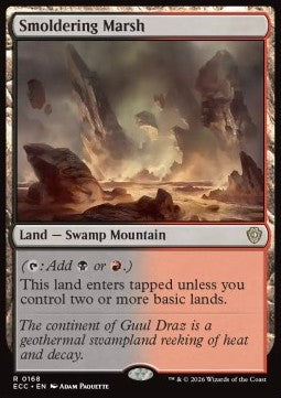 Smoldering Marsh - Commander: Lorwyn Eclipsed (Rare) [ECC-168] - JotaCards - Tu Tienda de TCG