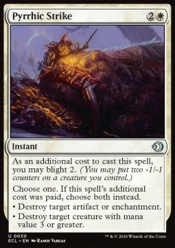 Pyrrhic Strike - Lorwyn Eclipsed (Uncommon) [ECL-30] - JotaCards - Tu Tienda de TCG